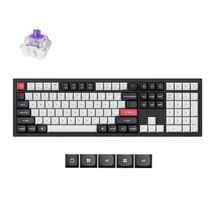 Teclado Mecânico Keychron Q6 HE - Wireless, Switch Magnético Nebula, RGB, Layout americano, Carbon Black - Q6H-M1