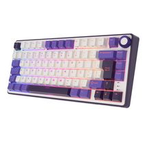 Teclado Mecânico c/fio RK Royal Kludge RK R75 (Switch Brown, USB-C, ABNT2) - Blackberry Mousse - RKR75-BB-BW-ABNT2 -W