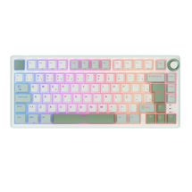 Teclado Mecânico c/fio RK Royal Kludge RK R75 (Switch Brown, USB-C, ABNT2) - Sky Cyan - RKR75-SK-BW-ABNT2 -W