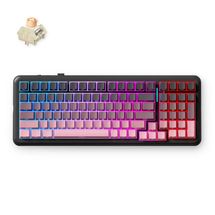 Teclado Mecânico s/fio MCHOSE K99 V2 (Switch Icy Creamsicle, 2.4GHz, Tipo-C, Bluetooth) - Black Pink - MC-K99V2-9