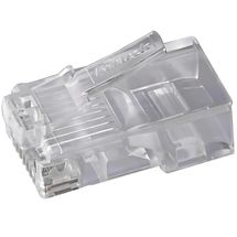Conector RJ-45 p/ Cabo de Rede macho (Cat 5e) - 8X8 - 100 unidades