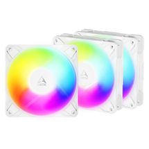 Ventoinha (Cooler) 12cm - Arctic Cooling P12 Pro Reverse A-RGB (Pack c/3 - Branco) - ACFAN00334A