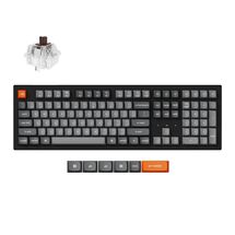 Teclado Mecânico Keychron K10 Max - Wireless, Switch Super Brown, RGB, Layout americano, Preto - K10M-H3