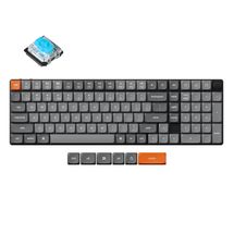 Teclado Mecânico Keychron K17 Max - Wireless, Switch Gateron Blue, RGB, Layout americano, Preto - K17M-H2