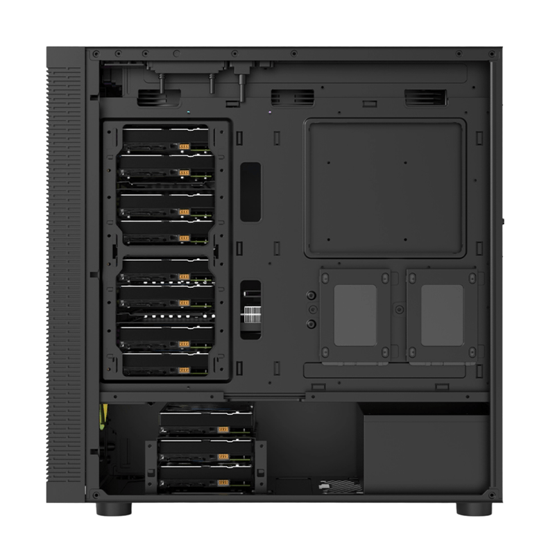 Gabinete Gstorm Enterprise Workstation Full Tower E-ATX - 12 HDD, USB Type-C, Preto-1790597228377