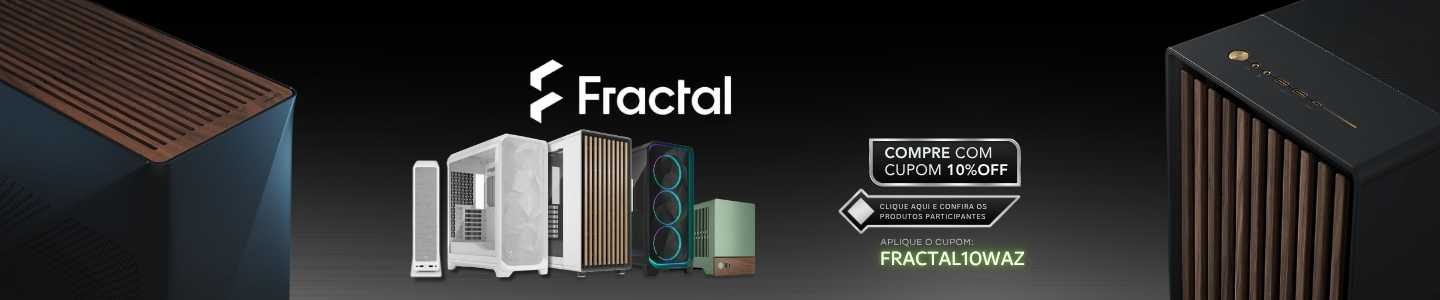 Gabinetes Fractal Design com DESCONTO!​